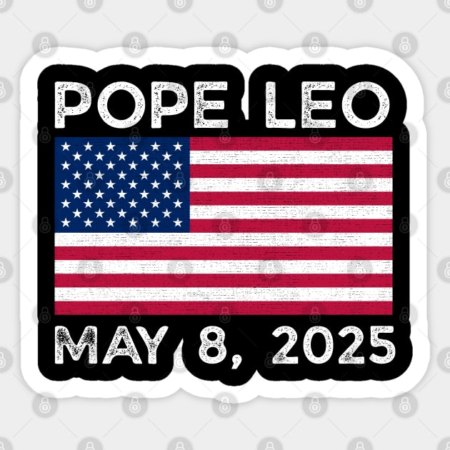 Pope-Leo-XIV Sticker by Creatifly Graphic Tees